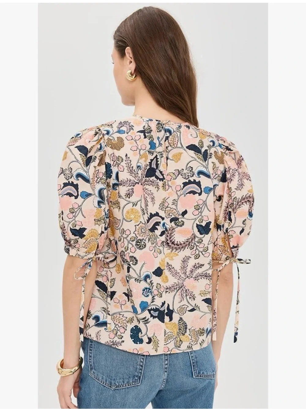 Ulla Johnson Coralie Short Sleeve Blouse size 14